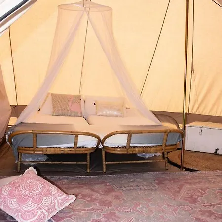 Luxe Tent Op Boerencamping Tramonto Rosso Glamping Fermo