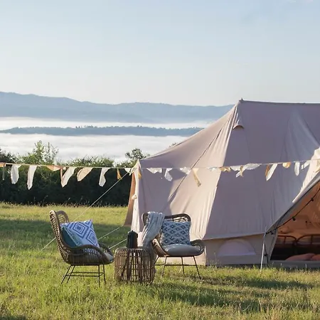 Luxe Tent Op Boerencamping Tramonto Rosso